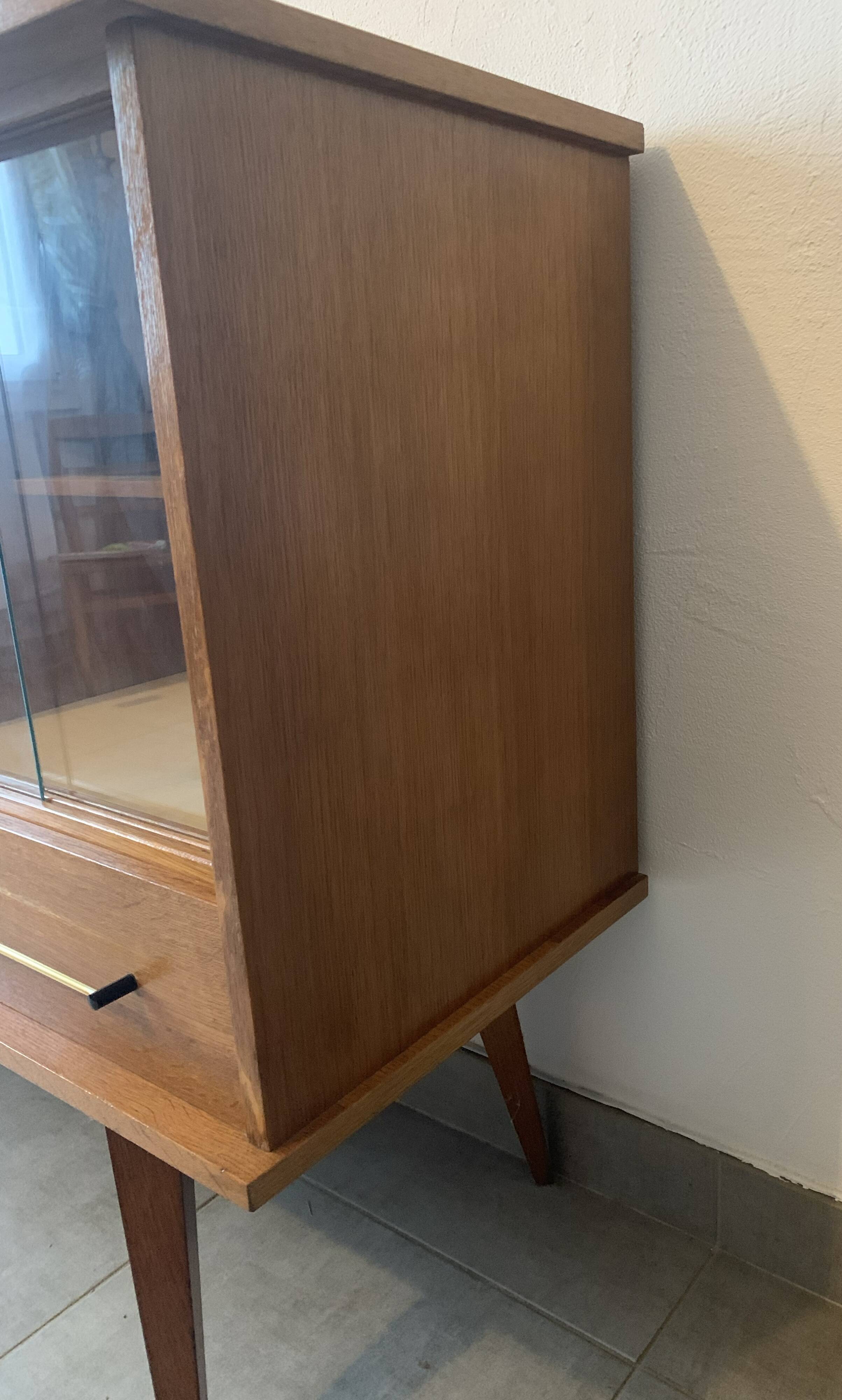 Vintage 1960s oak sideboard