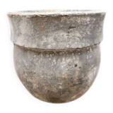 Cast iron flower pot grey planter