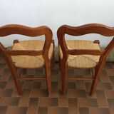 Set of 2 Baumann straw chairs