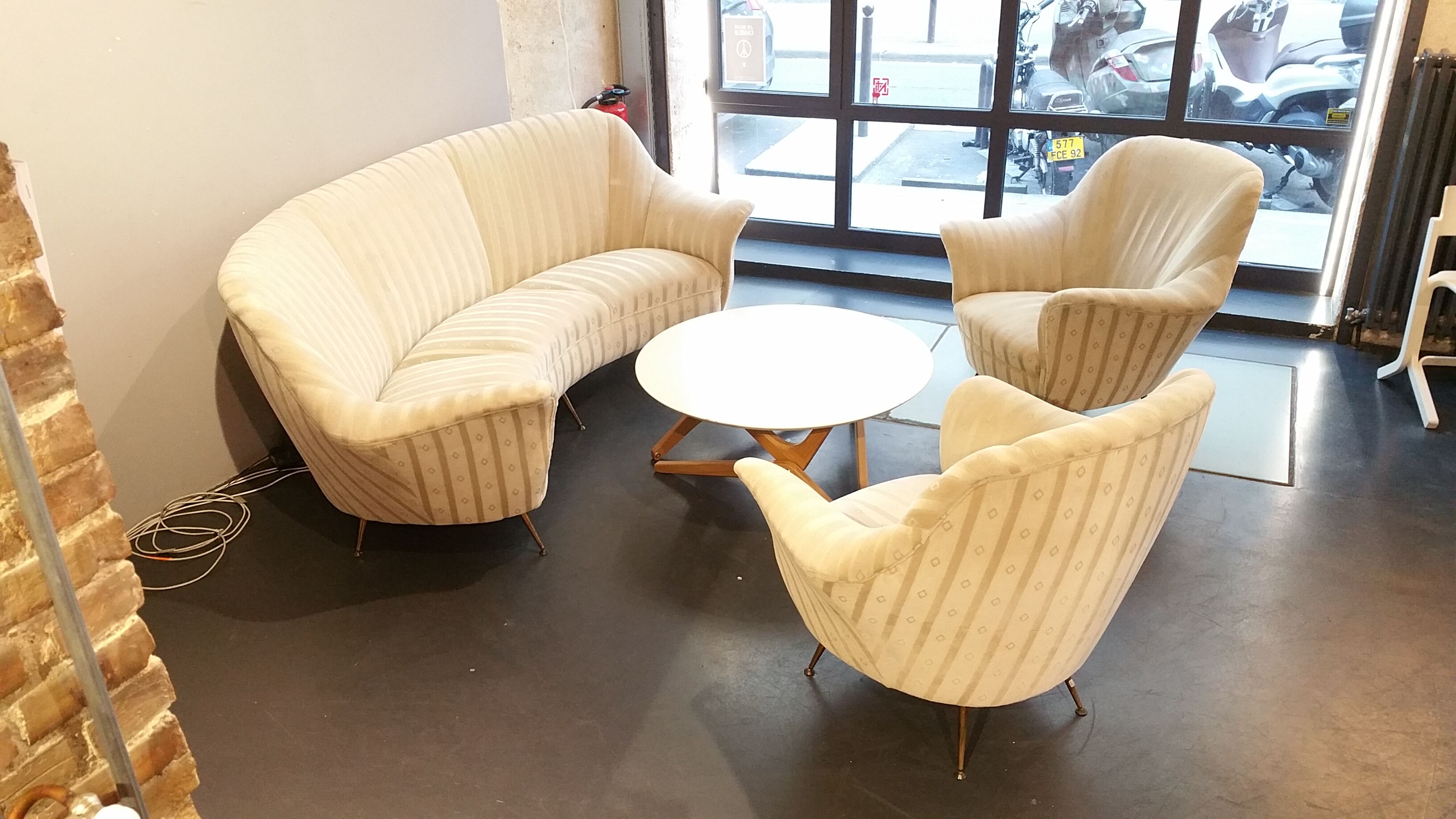 Sofa Design Arc of "Ico Parisi" of 50-60 years