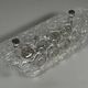 1960s 1970s Wall Lamp Fischer Leuchten Germany Wall Sconce Ice Glass Design