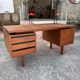 Bureau double face en teck « Musterring International »vers 1960