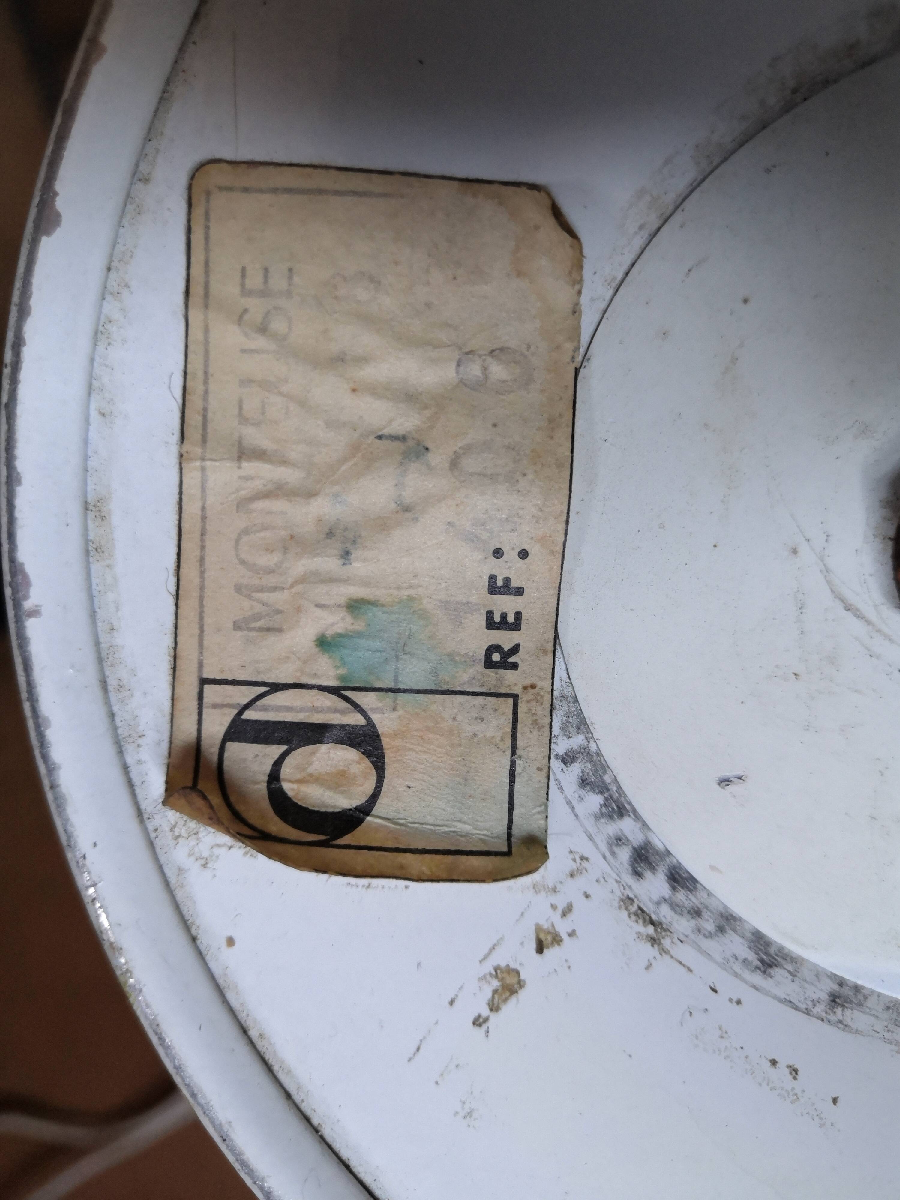 Vintage mushroom dome metal table lamp