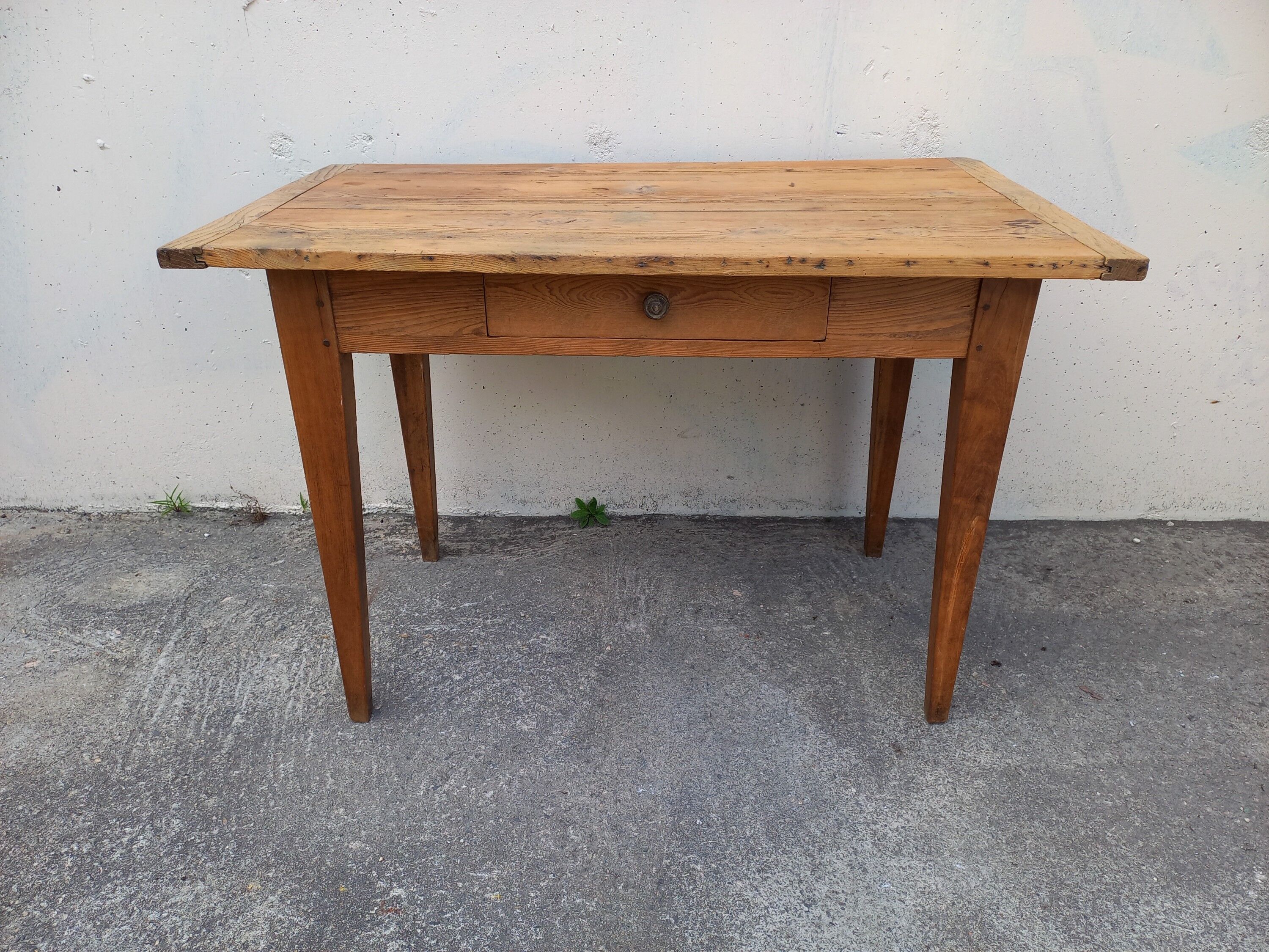 Table de ferme en sapin