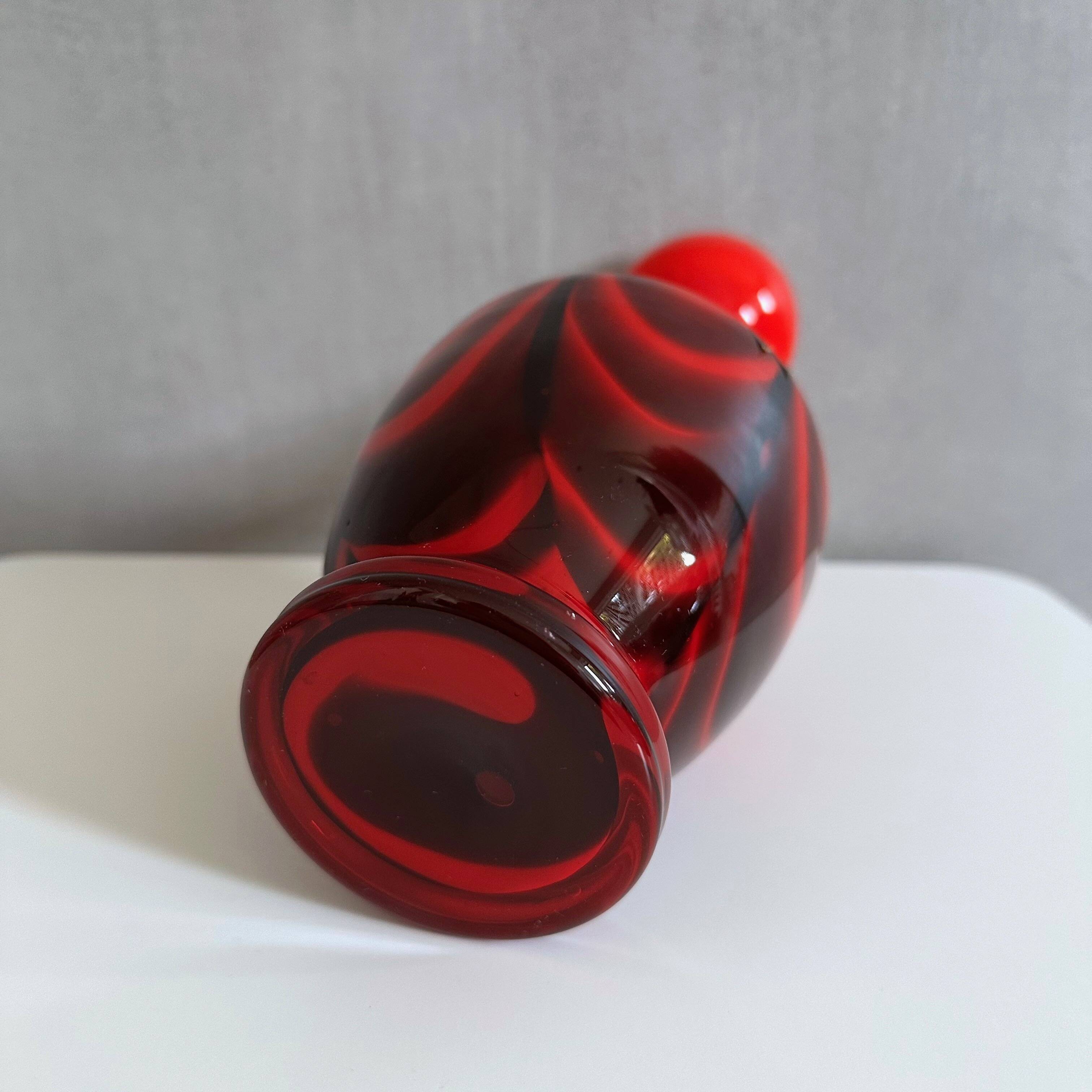 Opaline Florence vase, Pop Art, made in Italy, 1970's