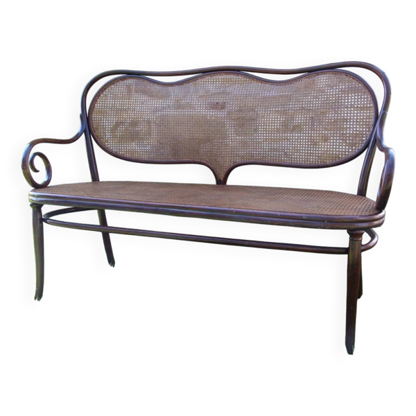 Banquette signé Thonet N°5 époque 1880