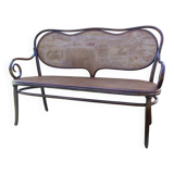 Bench signed Thonet No. 5, 1880s