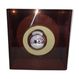 Smoked plexiglass wall lamp 70 spaceage