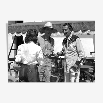 Photography, "Salvador Dali and Marcel Duchamp in Cadaquès", August 1958 / 15 x 20 cm