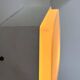 Pair of vintage Raak wall lights, opaline and white lacquered metal, Netherlands 1968