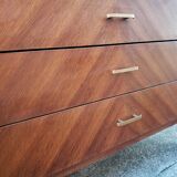 Commode vintage design chevrons