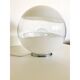 Lampe de table contemporaine en verre de Murano blanc de Murano dans le style des années 70