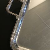 Christofle plate in silver metal