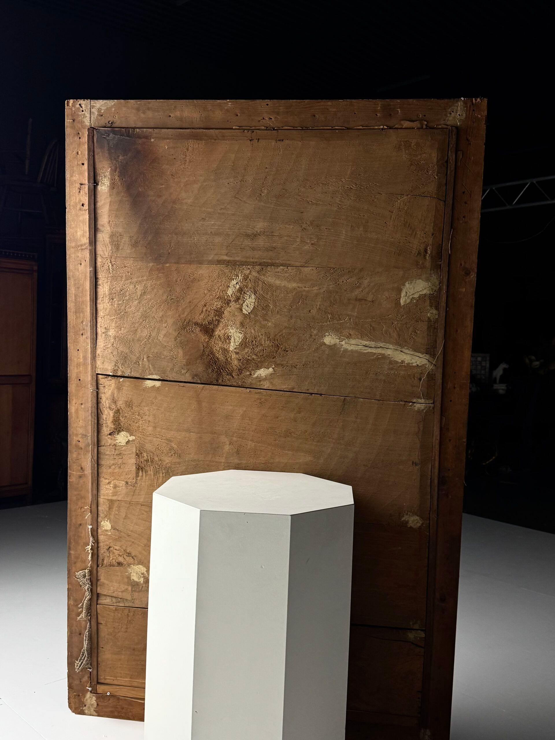Miroir à cadre ondulé français 187 cm