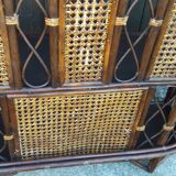 Rattan and bamboo bar
