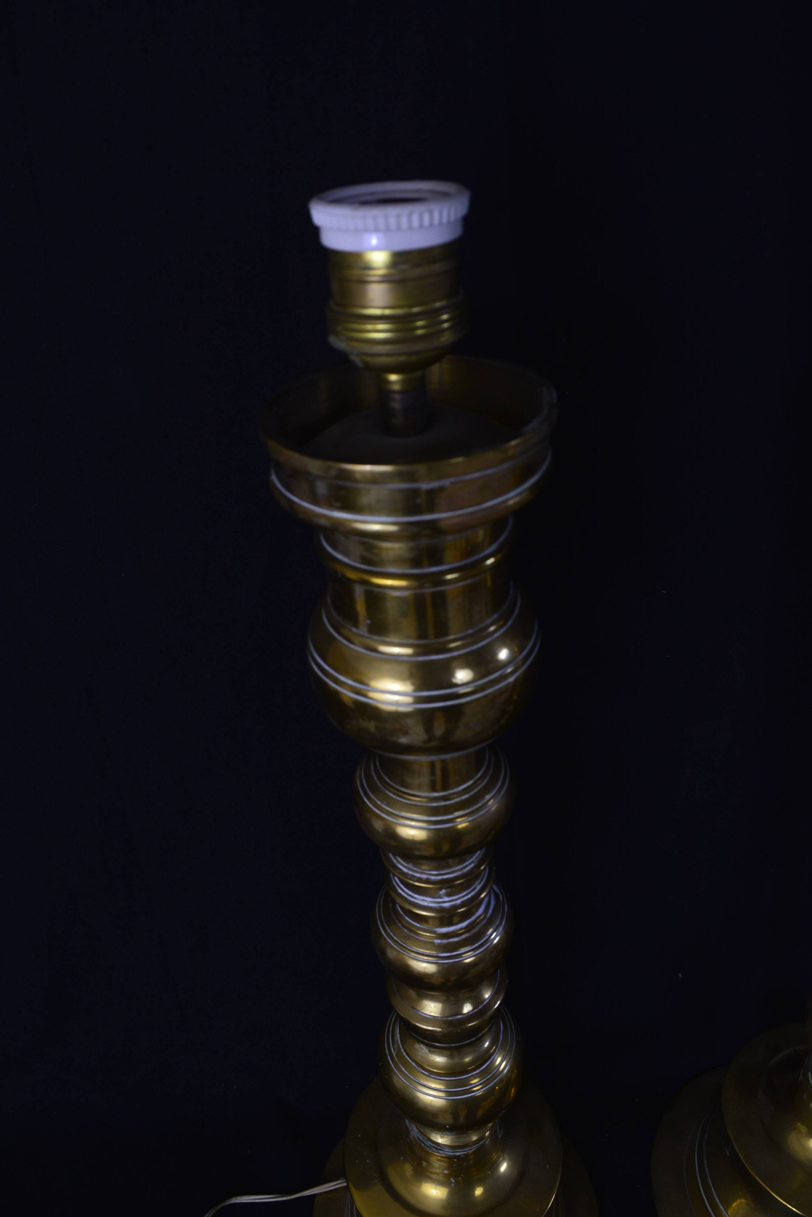 Paire de pied de lampe - Pique-Cierges grande taille