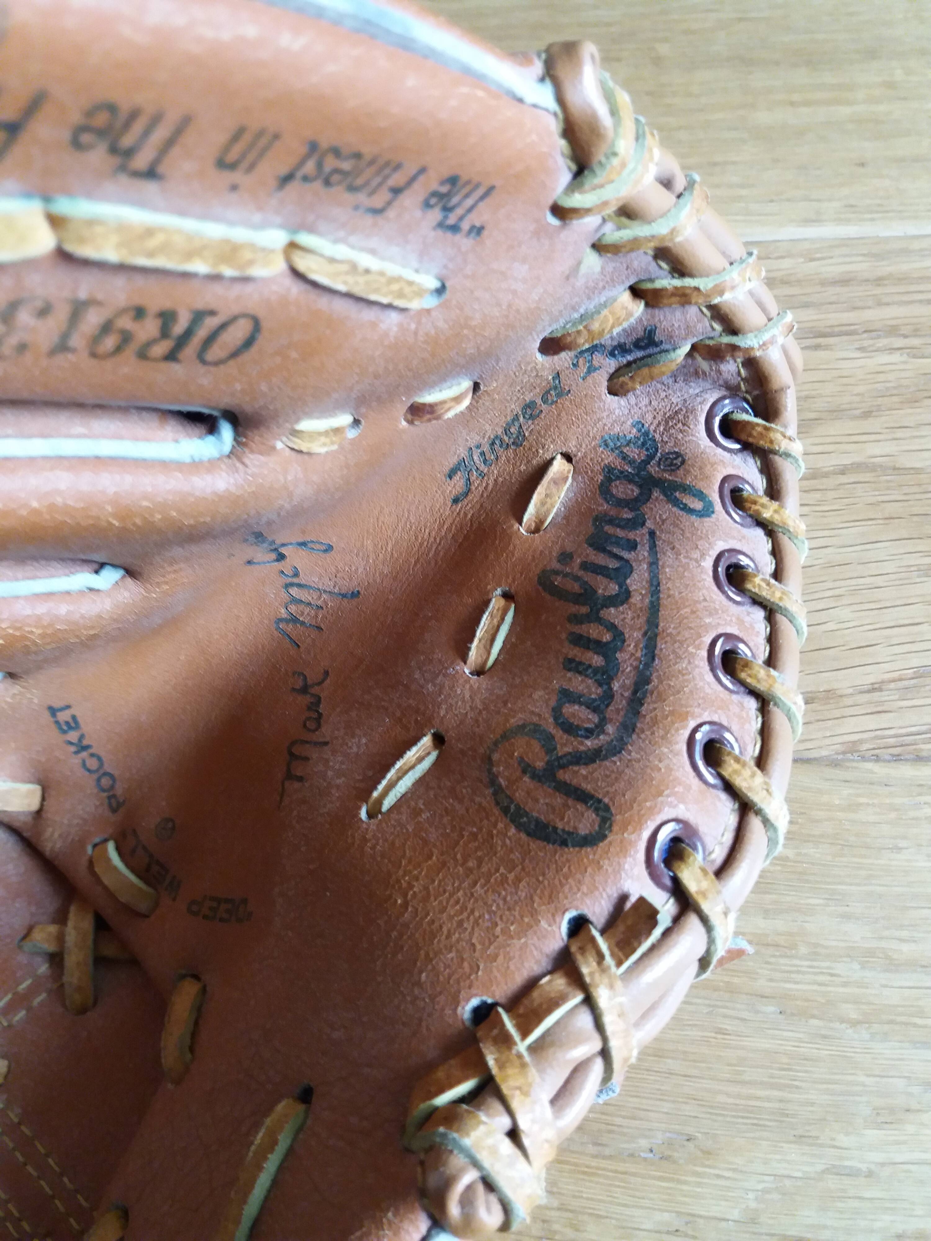 Rawlings mark macgwire baseball glove