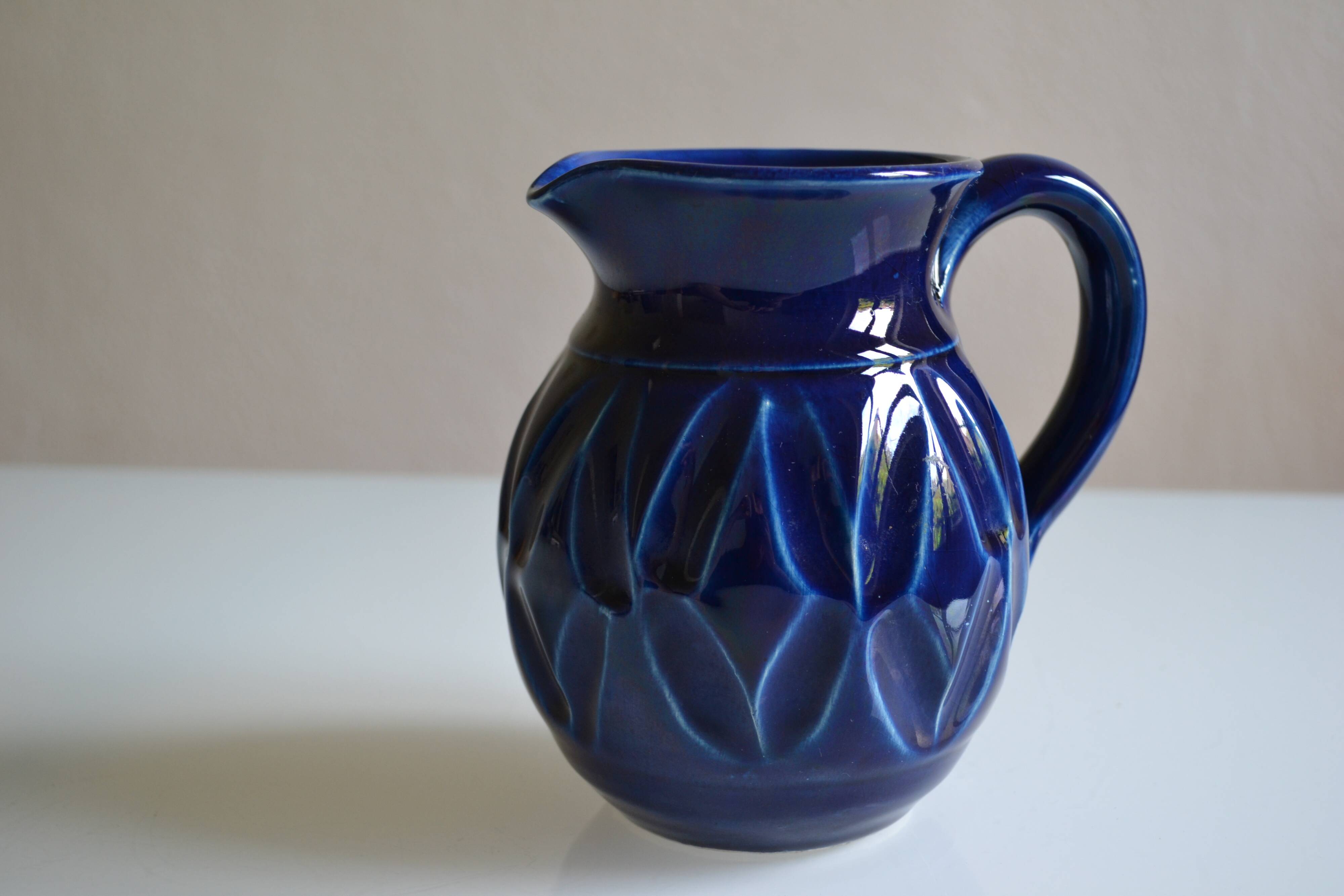 Roland Zobel (1945-2004) The Cyclades Glazed ceramic pitcher Anduze 1970