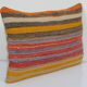 Ethnic wool turkish lumbar kilim pillow cover