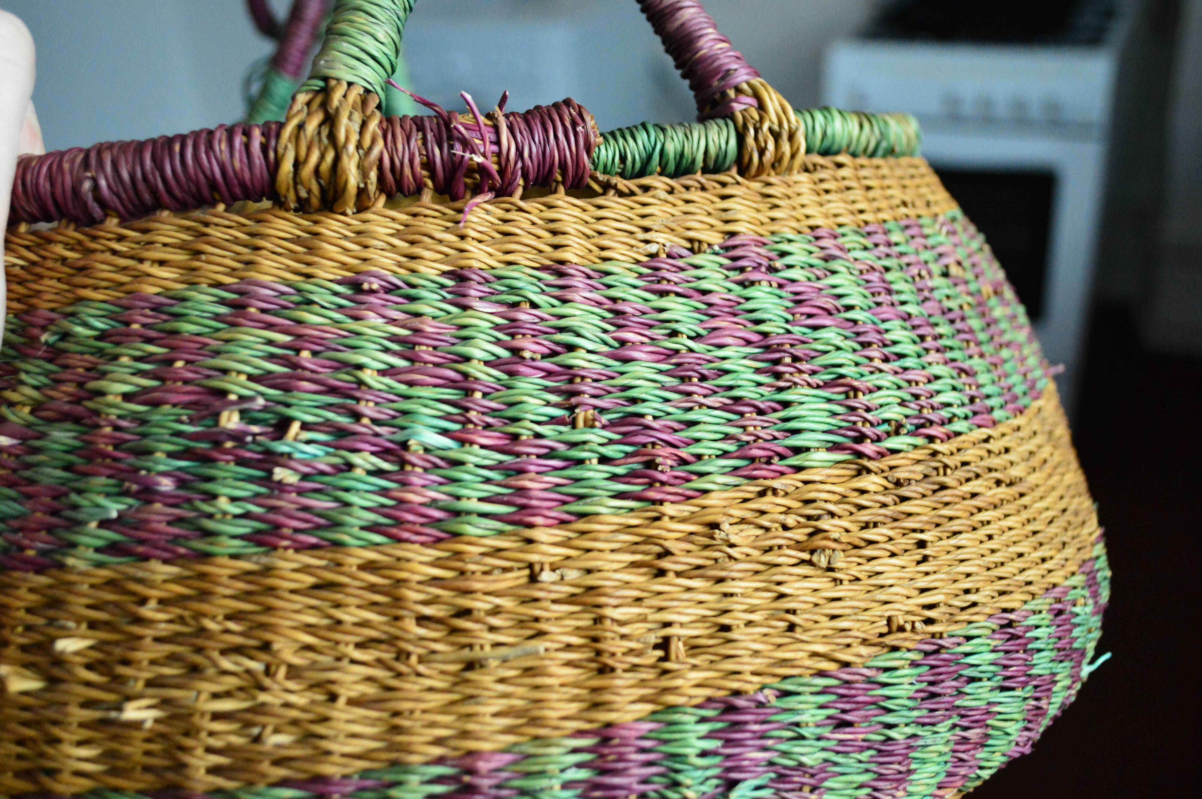 Old African bolga basket