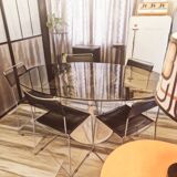 Set of 5 spaghetti chairs by giandomenico belotti for alias vintage 1980