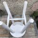 Vintage painted wood stool