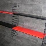 Tomado double-width wall shelf