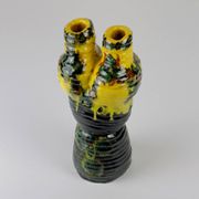 Vintage glazed pottery vase, former Yugoslavia, 1970s.