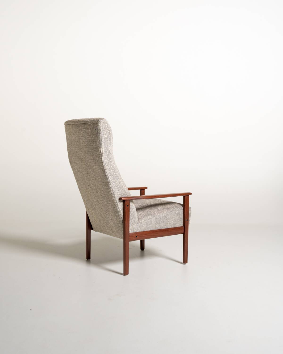 Scandinavian teak reading armchair, 1960s