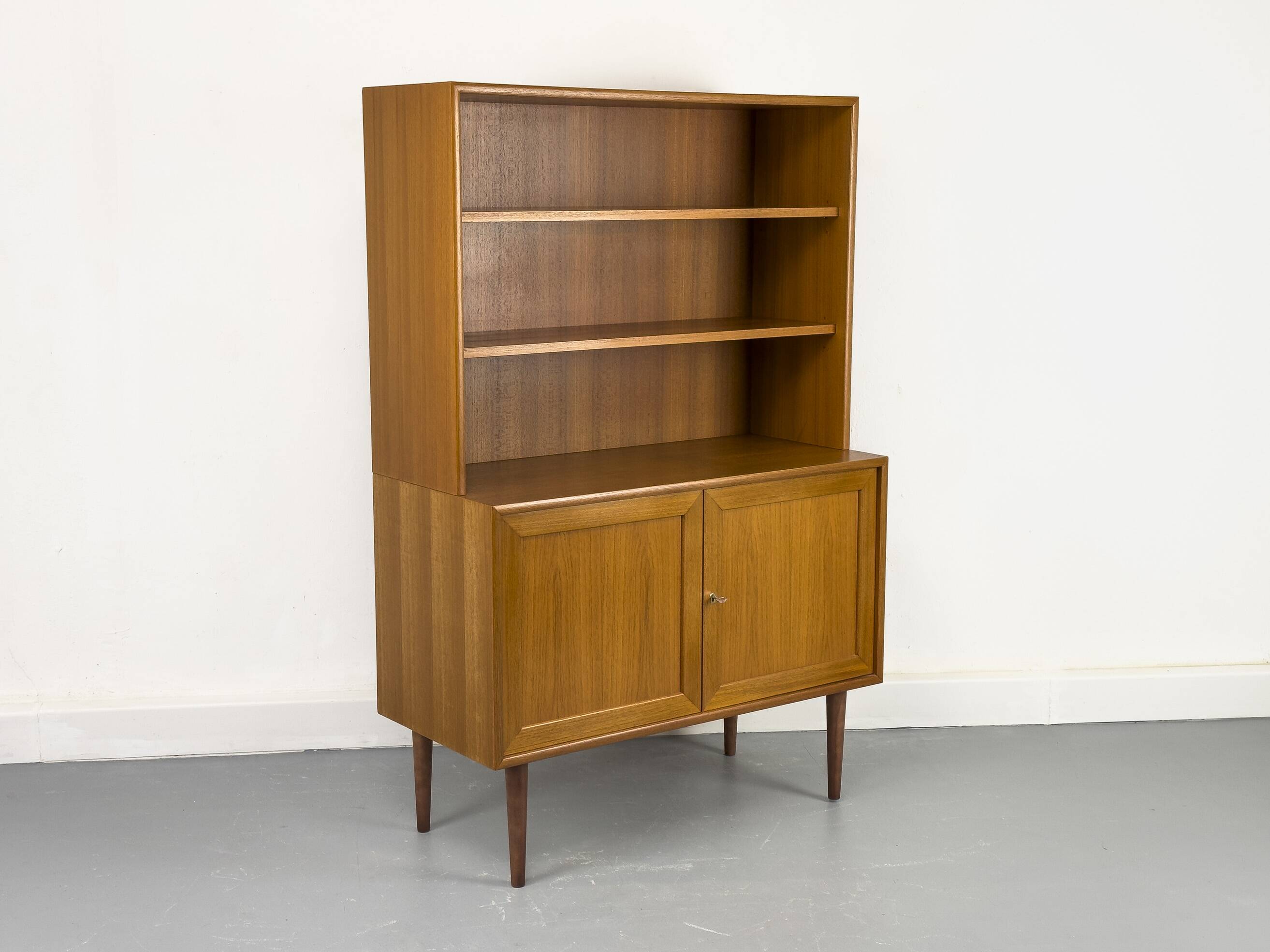 Teak bookcase from WK Möbel, 1960s