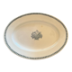 Oval earthenware dish from St Amand