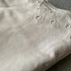 Drap ancien lin/ coton haut de drap ajouré