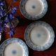 Set of 6 plates iron earth H Boulenger Choisy-le-Roi