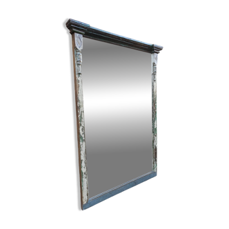 Miroir en teck birman