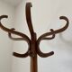 Wooden parrot coat rack