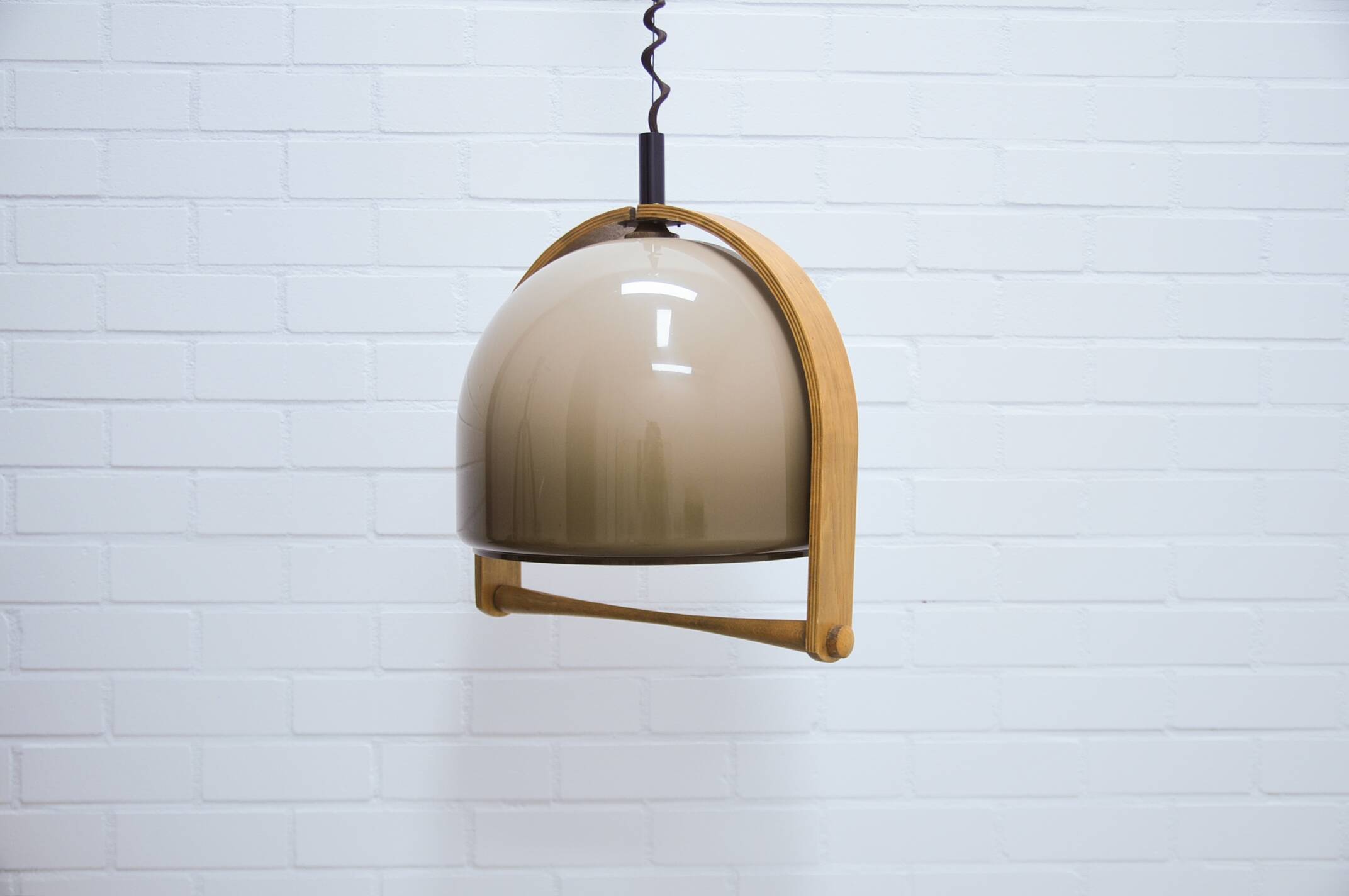 Vintage space age pendant lamp temde leuchten