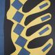Henri matisse : découpage sur fond bleu - lithographie signée
