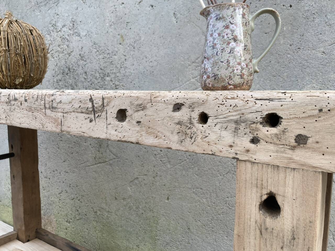 Old small carpenter's workbench