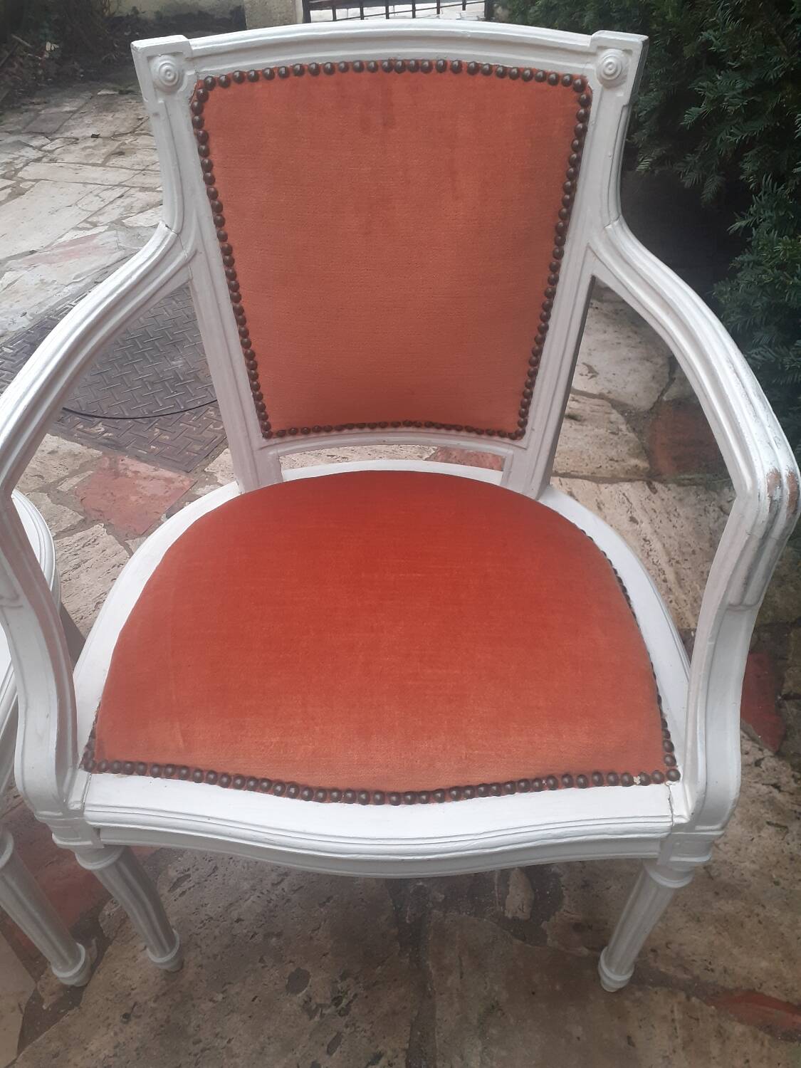 Louis XVI style armchair