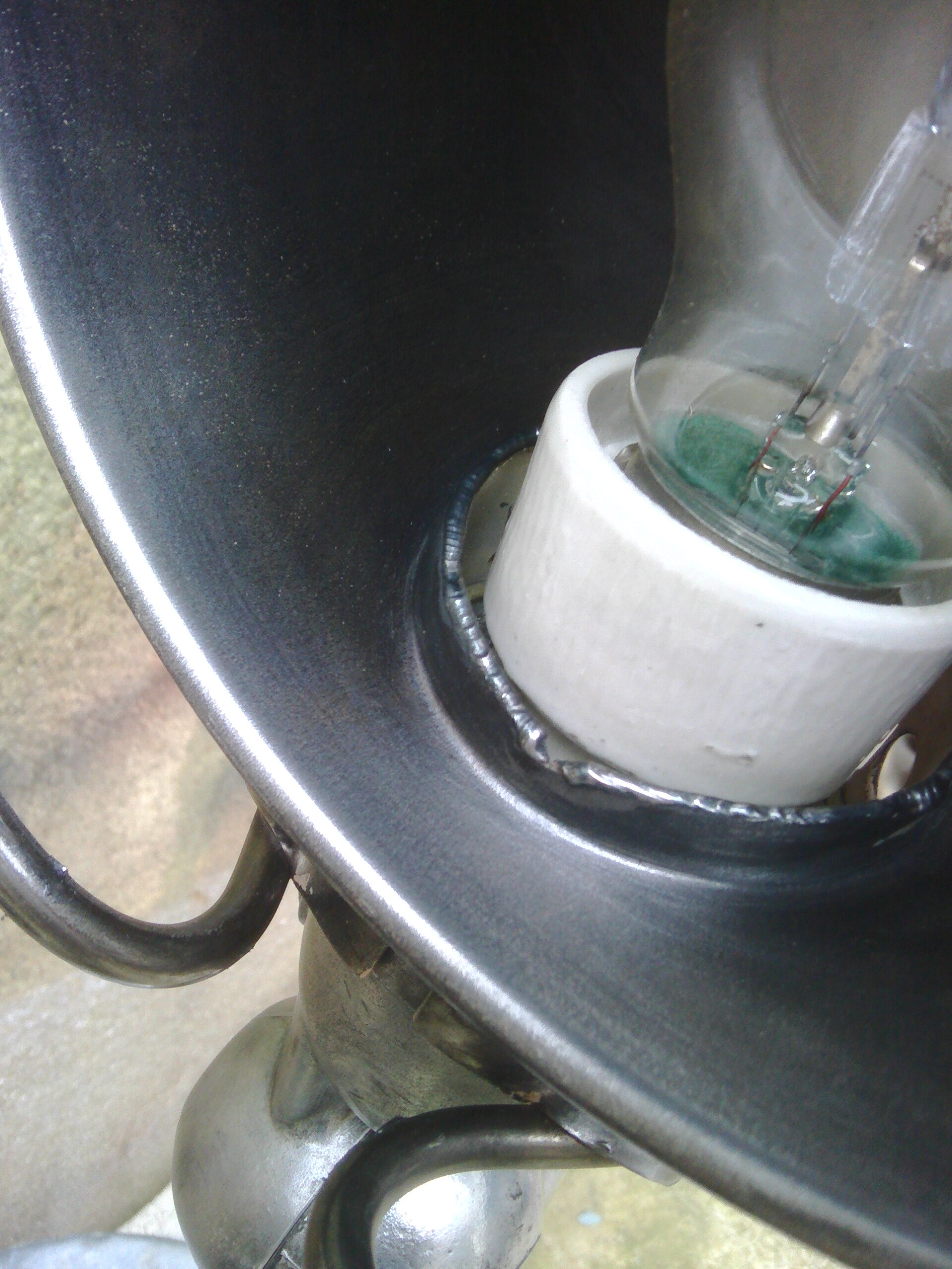 Jielde graphite lamp 2 arms 40 cm