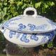 Complete vegetable dish Terre de Fer Creil and Montereau late 19th model Richelieu