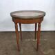 Table bouillotte style Louis XVI marbre