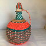 Large vintage decorative floor bottle