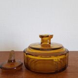 Old amber bottle