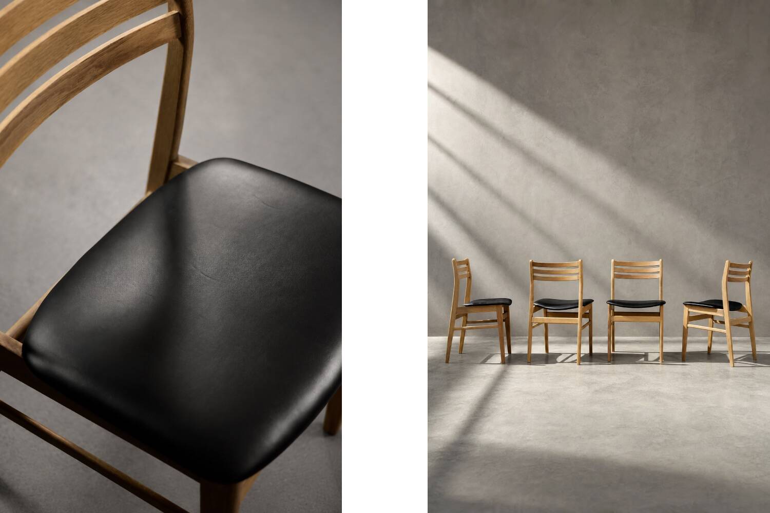 Set of 4  Mid-Century Scandinavian Oak Dining Chairs from Sax Møbelfabrik