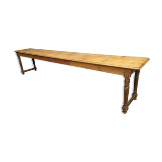 Table d'atelier drapière 3m75