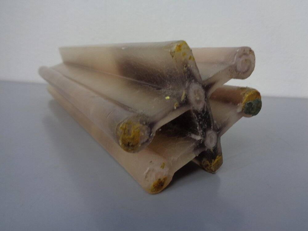Scandinavian Glass Candleholder, 1960s