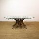 Chanel coco "wheat gerbe" coffee table from the 1950s