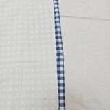 Baby adornment sheet + blue vichy pillowcase