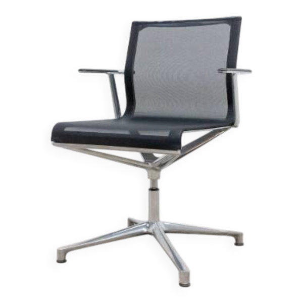Chaise de bureau reconditionnée ICF Stick Chair ATK 252 noir